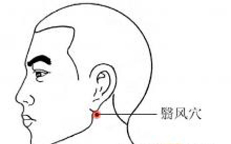 翳風(fēng)穴→治耳鳴、耳聾