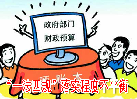“一法四規(guī)”落實程度不平衡