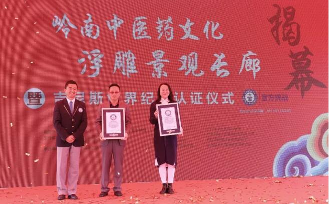 熱烈慶祝嶺南國醫(yī)小鎮(zhèn)——中醫(yī)藥歷史文化浮雕景觀長廊圓滿竣工！